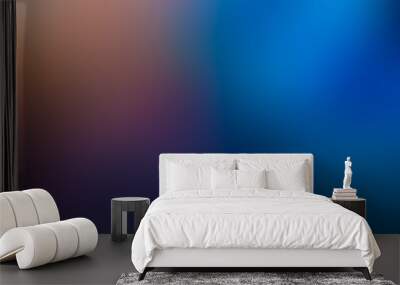 blur orange blue purple pink blur abstract background Wall mural