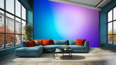 pink blue blur background Wall mural