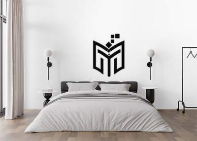 FA triangel logo icon vector
 Wall mural