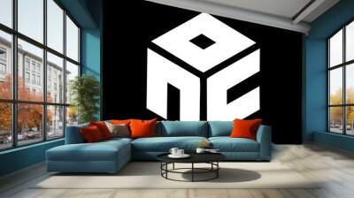 noc, ocn, con, NDC, DCN, CND initials company logo Wall mural