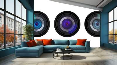 camera lens vector png image, aperture camera lens vector Wall mural