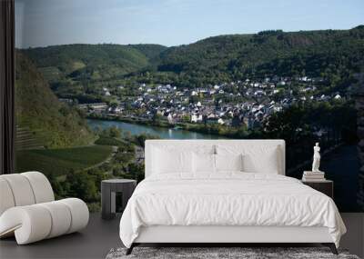 Aussicht auf Fluss Wall mural