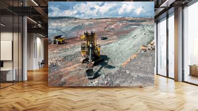 opencast mine Wall mural