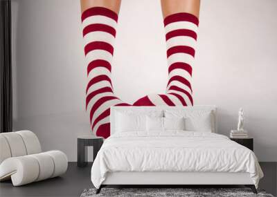 Isolated pair of socks Wall mural