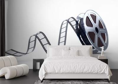 Movie films spool with film Wall mural