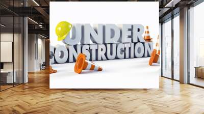 under construction Wall mural