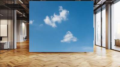 blue sky with cloud Wall mural