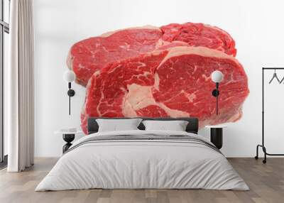 A cut of meat from the back : fresh Sirloin steak Wall mural