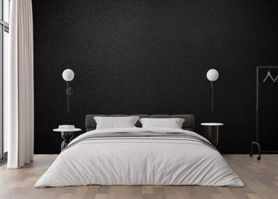 Black leather texture Wall mural