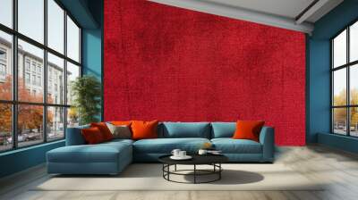 Red velvet texture background Wall mural