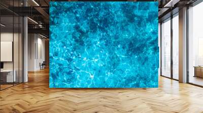 Summer Tropical beach water  with crystal clear water on beach background Wall mural