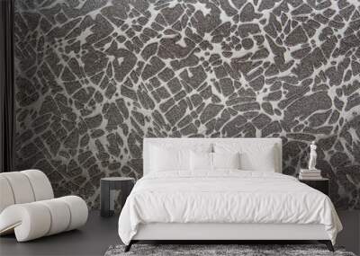 Shiny surface and pattern on foil paper texture for background Wall mural