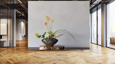 Japanese art of flower arrangement Wall mural