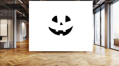 Halloween Scary Face Vector Wall mural