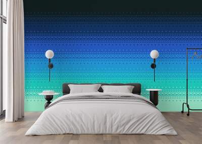 Pixel art background. Horizontal gradient v3.10	
 Wall mural