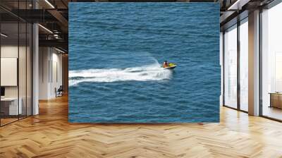 jet ski action Wall mural