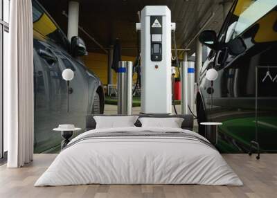 Electrical car charging battery Wall mural