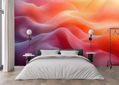 Elegant template background with soft gradients and smooth lines Wall mural