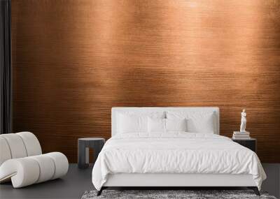 bronze or copper metal brushed texture Wall mural