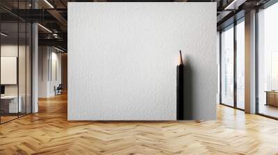 pencil and white paper background Wall mural