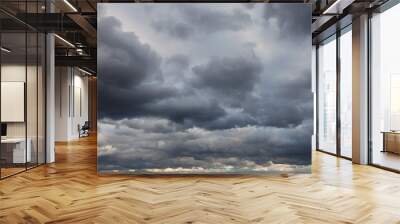 Natural backgrounds: stormy sky Wall mural