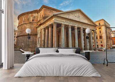 pantheon in rome, italy Wall mural