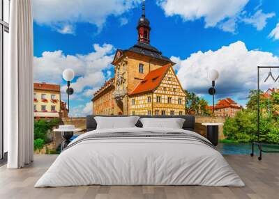 City Hall in Bamberg, Germany Wall mural