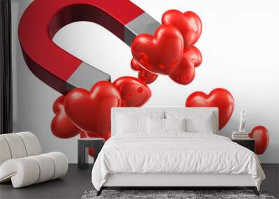 Love and attraction concept Wall mural