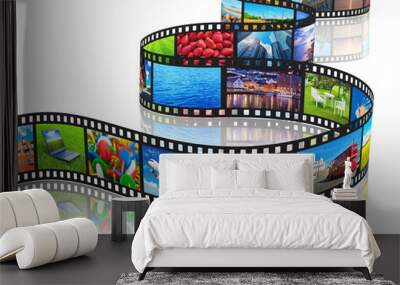 Streaming media concept Wall mural