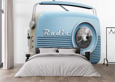 Vintage radio Wall mural