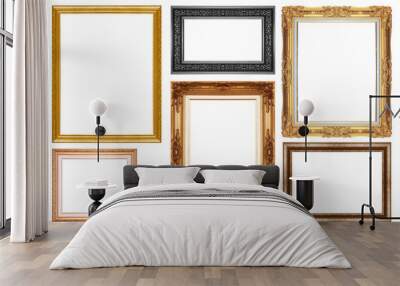 gold  picture  frame Wall mural