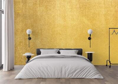 Sheet metal gold solid black background Wall mural