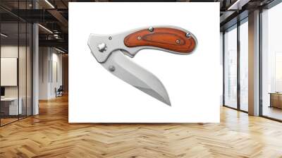 folding pocket knife with CLIPPING PATH Wall mural