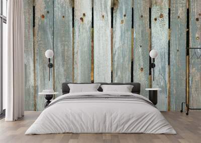 Old wooden boards on the fence as a background Wall mural