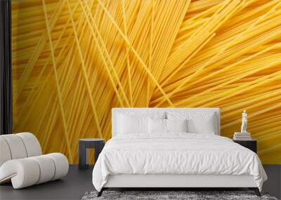 Pasta from dough as an abstract background Wall mural