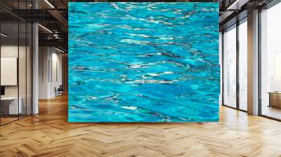 The smooth water in the pool as a background Wall mural