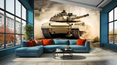 m1 abrams tank generative ai Wall mural