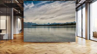 Aoraki/Mt. Cook and Lake Tekapo, New Zealand Wall mural