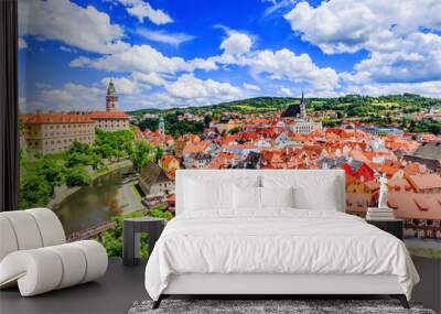 Cesky Krumlov, Czech Republic. Wall mural