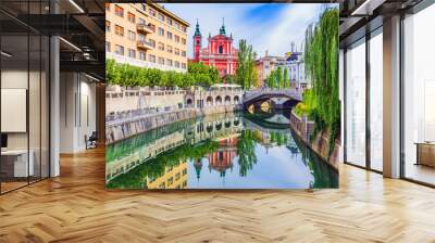 Ljubljana, Slovenia. Wall mural