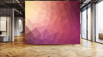 Gradient abstract polygon background Wall mural