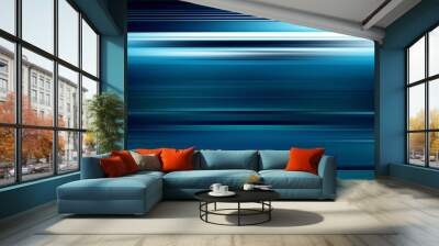 Abstract light effect blue texture wallpaper 3D rendering Wall mural