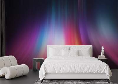 Abstract light effect texture rainbow wallpaper 3D rendering Wall mural