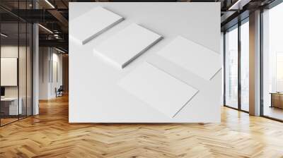 Business card mockup isolated 3d rendering Wall mural