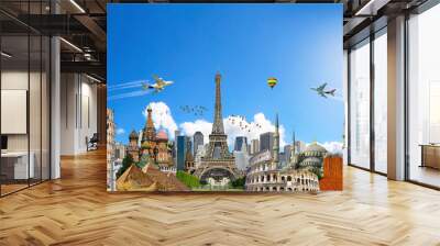 famous landmarks of the world Wall mural