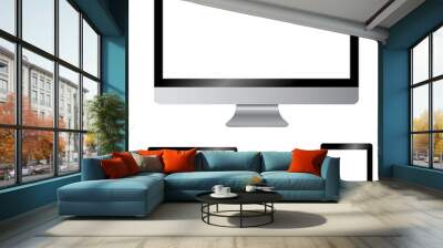 Modern digital computer screen Wall mural