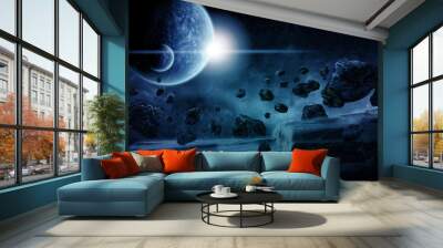 Planet explosion apocalypse Wall mural