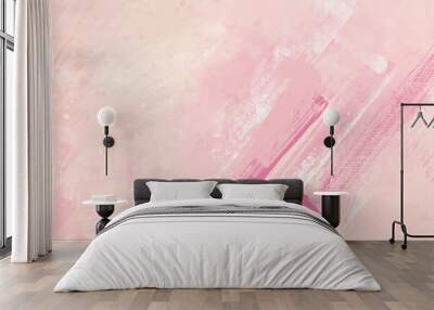 Vector abstract color paint pink color background. Wall mural