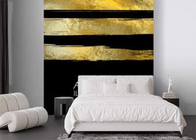 Vector Black and Gold Design Templates. Abstract illustration eps10 Wall mural