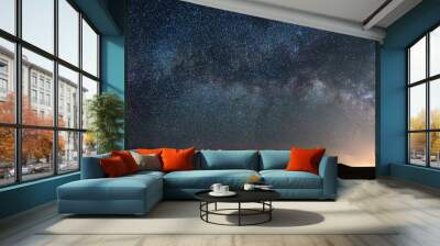 Pano of the Milky way in Arizona Wall mural